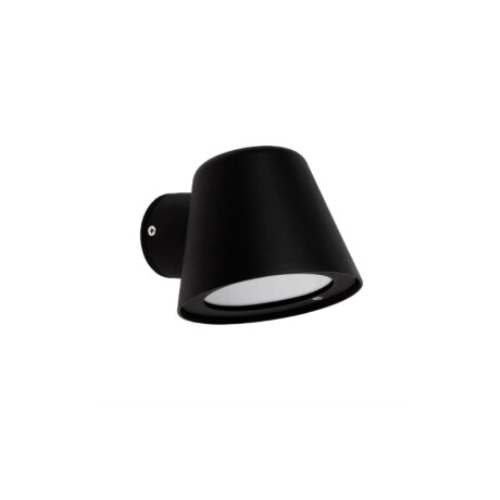Artefacto de Pared Exterior Unidireccional Eco Top Luminaria de Pared Exterior Unidireccional Eco Top Negro