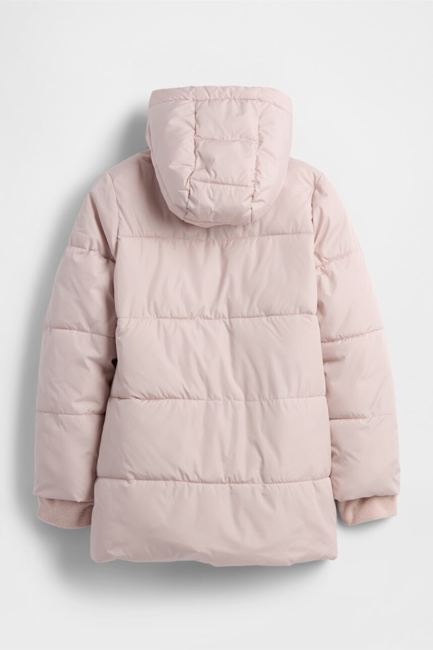 Campera Warmest Larga Niña Dull Rose