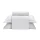 Juego Colcha y Funda Dohler Provenza Queen 100% Microfibra - BLANCO