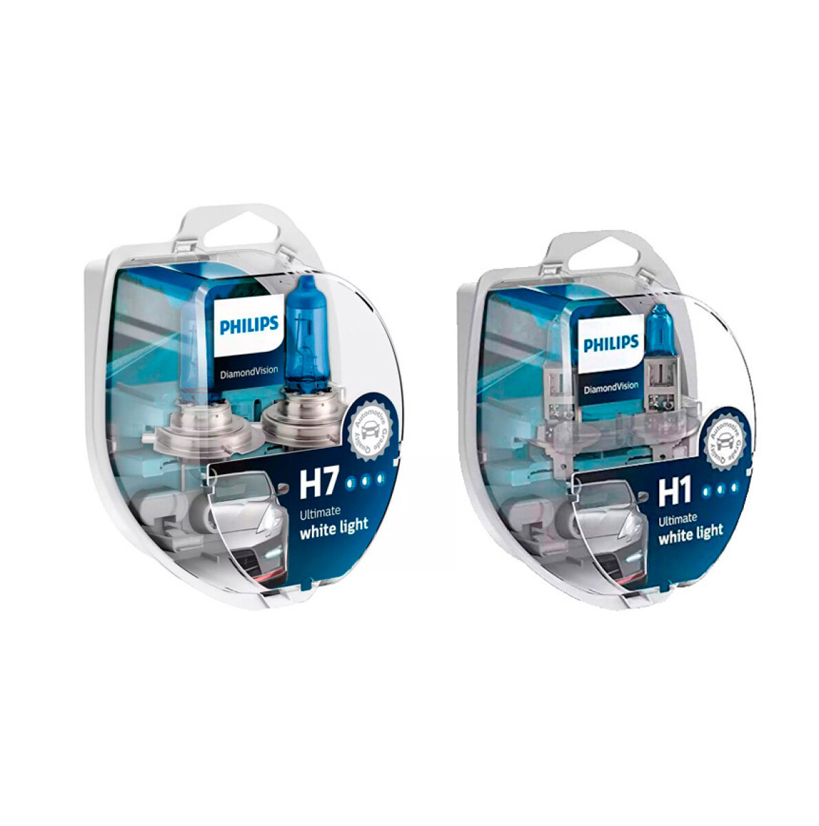 LAMPARA COMBO PACK lámpara H1 + H7 PHILIPS DIAMOND VISION 