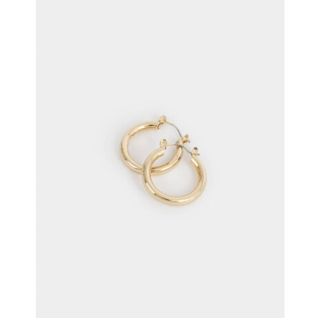 Argollas De Metal Dorado