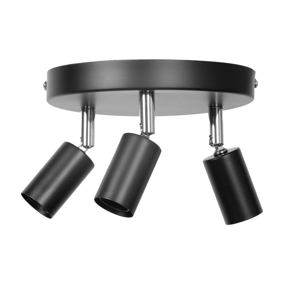 LAMPARA DE TECHO METAL NEGRO LS92774