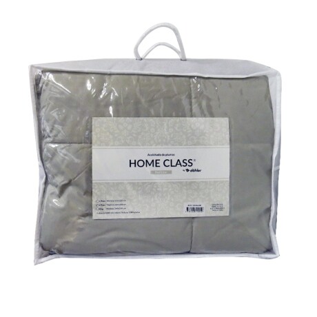 Acolchado Pluma 2 Plazas Dohler Home Class Ropa Cama Azul Gris