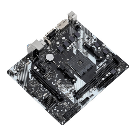 Asrock - Tarjeta Madre B450M-HDV R4.0 - Socket AM4. DDR4 3200+ (Oc). Dvi-d, D-sub, Hdmi. 4 X SATA3, 001