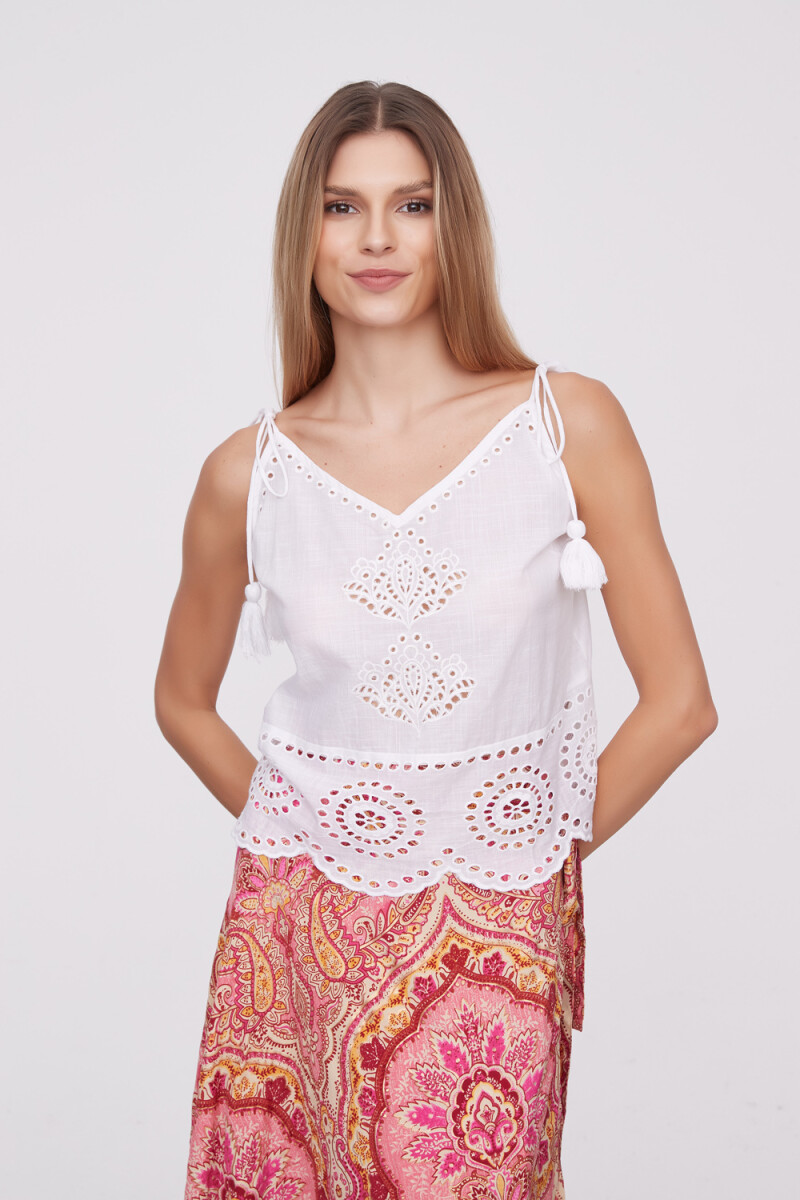 Musculosa Monre - Blanco 