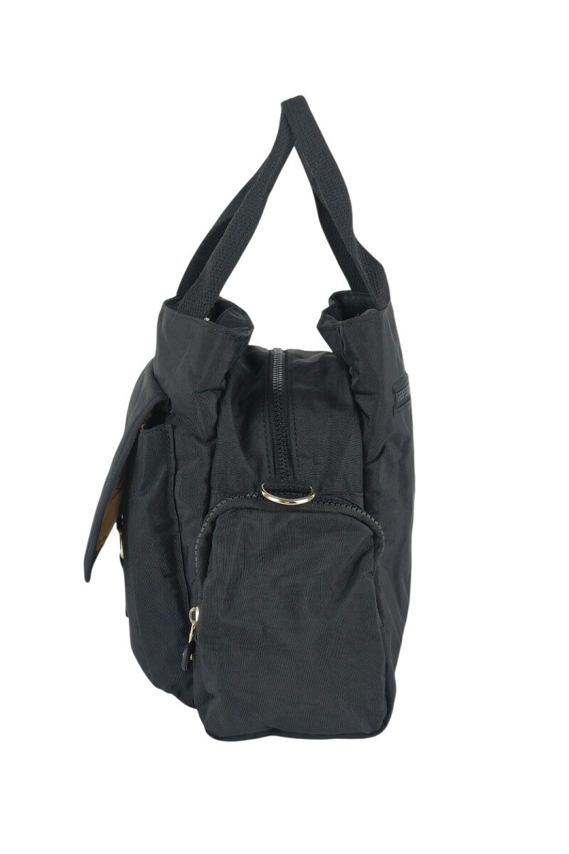 bolso morral doble fuelle Negro