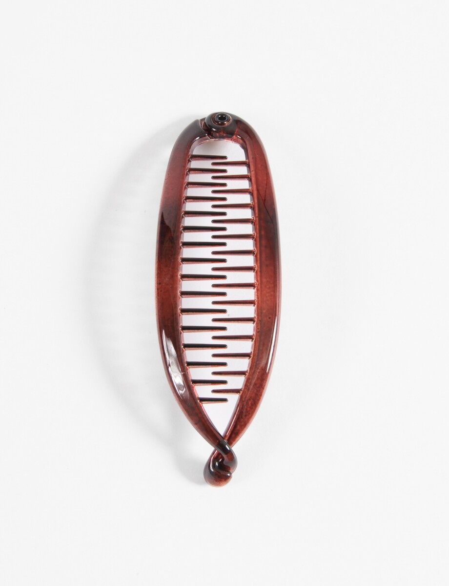 Broche pinza maxi banana - carey 