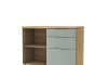 Bajo mesada 120 cm - 1 Puerta Basculante 4 cajónes - Rainha Gris