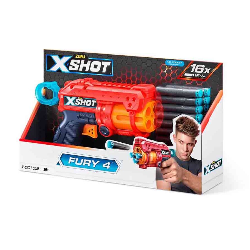 X Shot Excel Fury 4 C/16 Dardos X SHOT EXCEL FURY 4 C/16 DARDOS