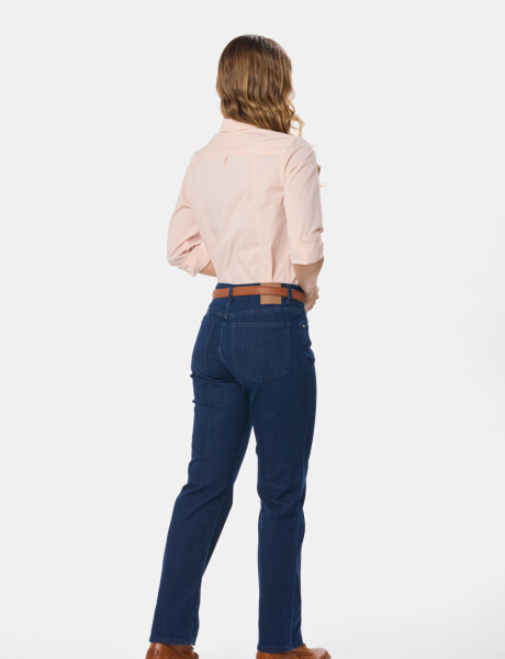 PANTALÓN DE JEAN CLÁSICO Azul