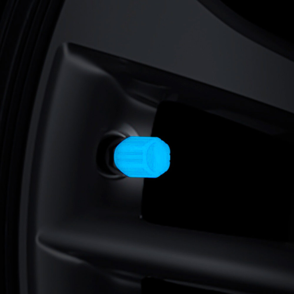 ACCESORIO EXTERIOR - TAPA VALVULA AIRE FLUOR AZUL - 