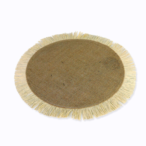 INDIVIDUAL RED BEIGE COMB 38CM Unica