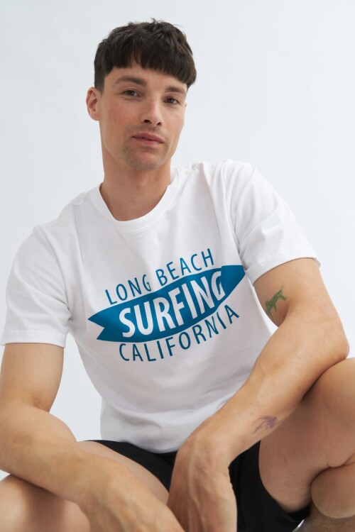 Remera Long Beach BLANCO