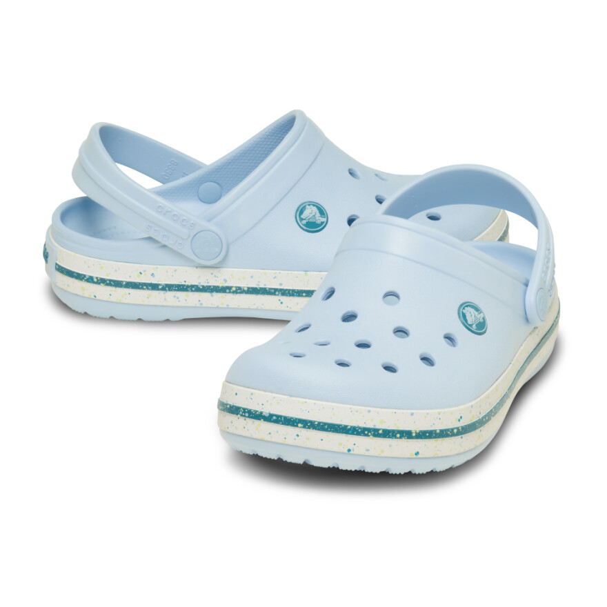 Crocs Crocband Speckled Band Clog T - Niños 1 a 5 años Blue Frost