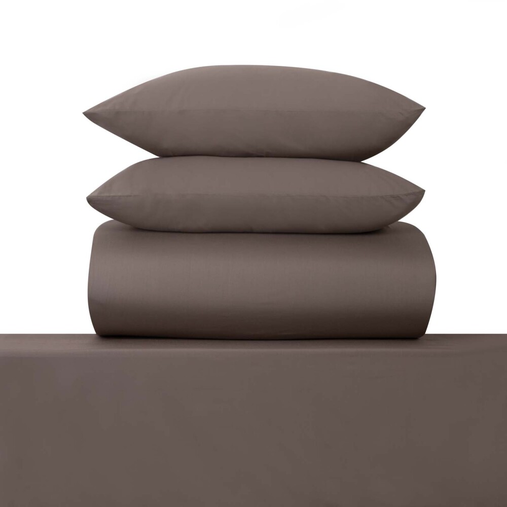 JUEGO DE SÁBANAS 1 1/2 PLAZA ALGODON COTTON BASIC 180 HILOS