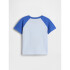 V-FRCH SS LOGO GRPH RAGLAN T ESSENTIAL BLUE
