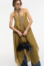 VESTIDO ASIMETRICO Kaki
