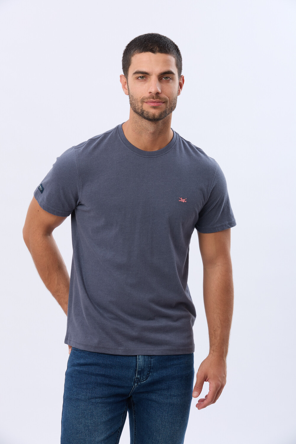REMERA BÁSICA DE ALGODÓN Denim
