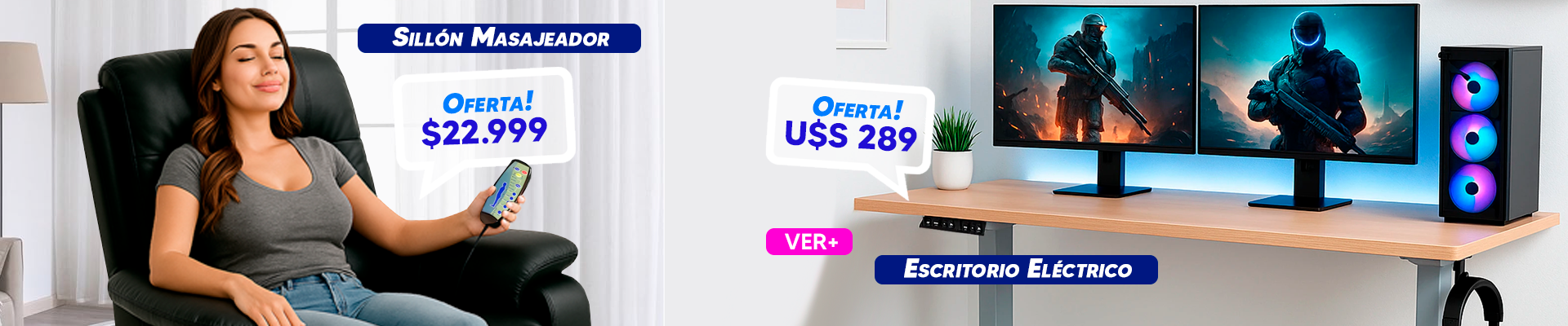 Oferta en Escritorios Eléctricos