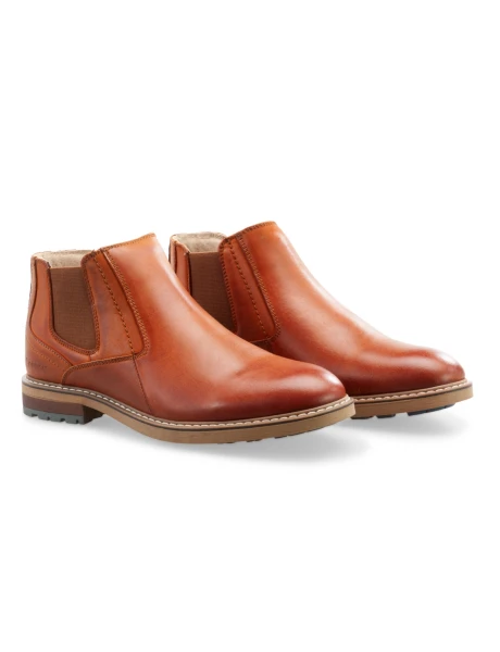 BOTA CUERO SIN CORDONES Marron