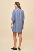 VESTIDO TALA STRIPED Azul Marino