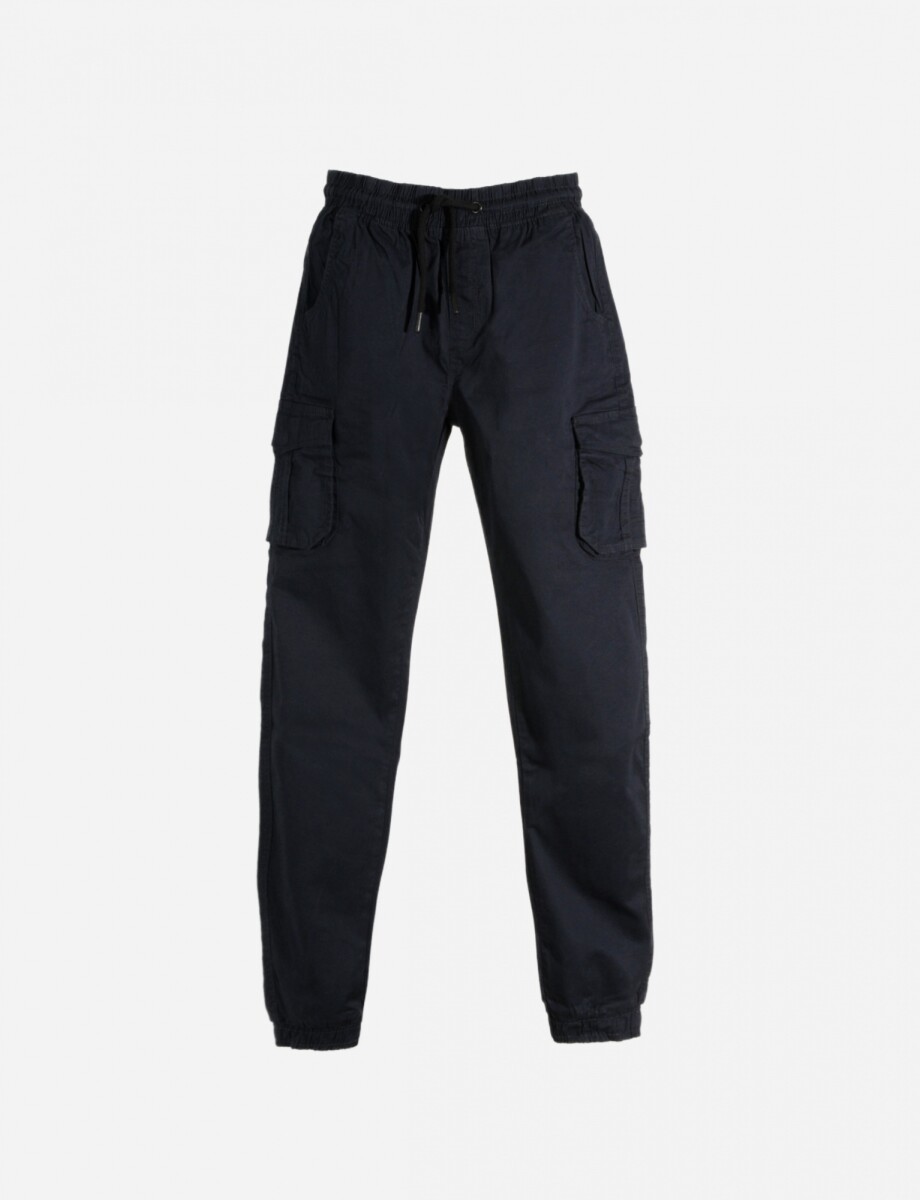 Pantalón jogger cargo - Hombre - AZUL MARINO 