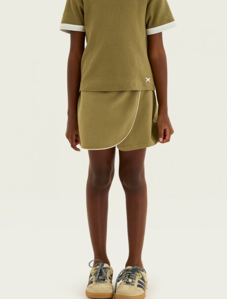 POLLERA PANTALÓN INFANTIL VERDE
