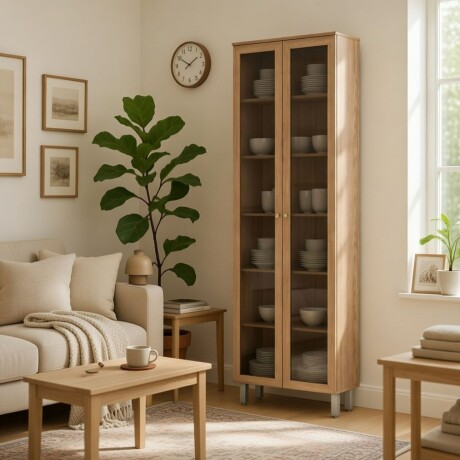 CRISTALERO 2 PUERTAS EN VIDRIO COPERO BOTELLERO ARMARIO ESTANTERÍA CRISTALERO 2 PUERTAS EN VIDRIO COPERO BOTELLERO ARMARIO ESTANTERÍA