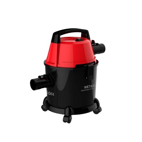 ASPIRADORA MIDEA WET-DRY 15T 1400W 3 EN 1 Rojo