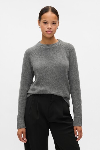 Buzo Cashsoft Cuello Redondo Mujer B50 Charcoal Heather