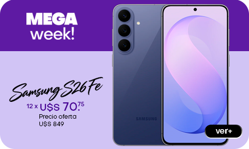 ¡Ofertas en Samsung S26 Fe en Megaweek!
