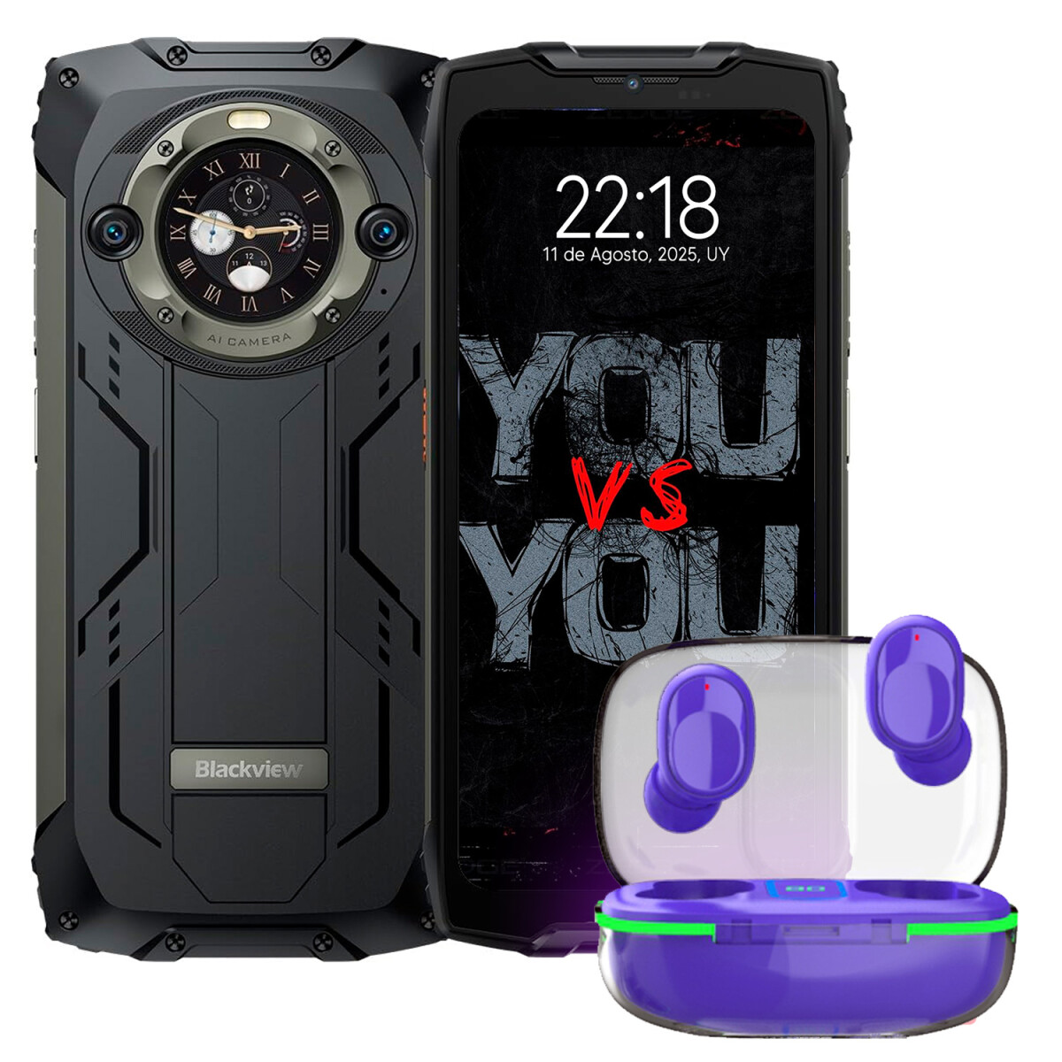 Blackview Bv9300 Pro 24gb/256gb + Regalo - PK CEL BLACKVIEW BV9300PRO NEGRO +REGALO 