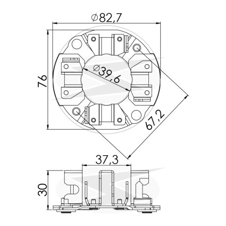 PORTA CARBONES TOYOTA CATERPILLAR J.DEERE 24V DENSO UNIFAP PORTA CARBONES TOYOTA CATERPILLAR J.DEERE 24V DENSO UNIFAP