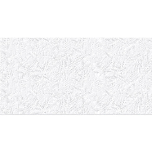 Porcelanato Blanco Esmaltado Decorado 62.5X125Cm Piso Pared GAMAS DE BLANCO