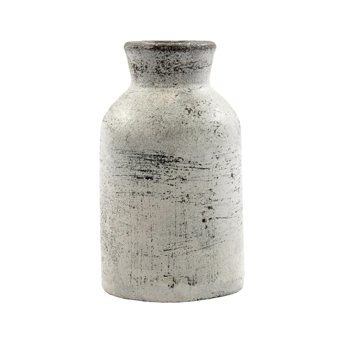 JARRÓN DECORATIVO - TERRACOTA BLANCO ZAR 
