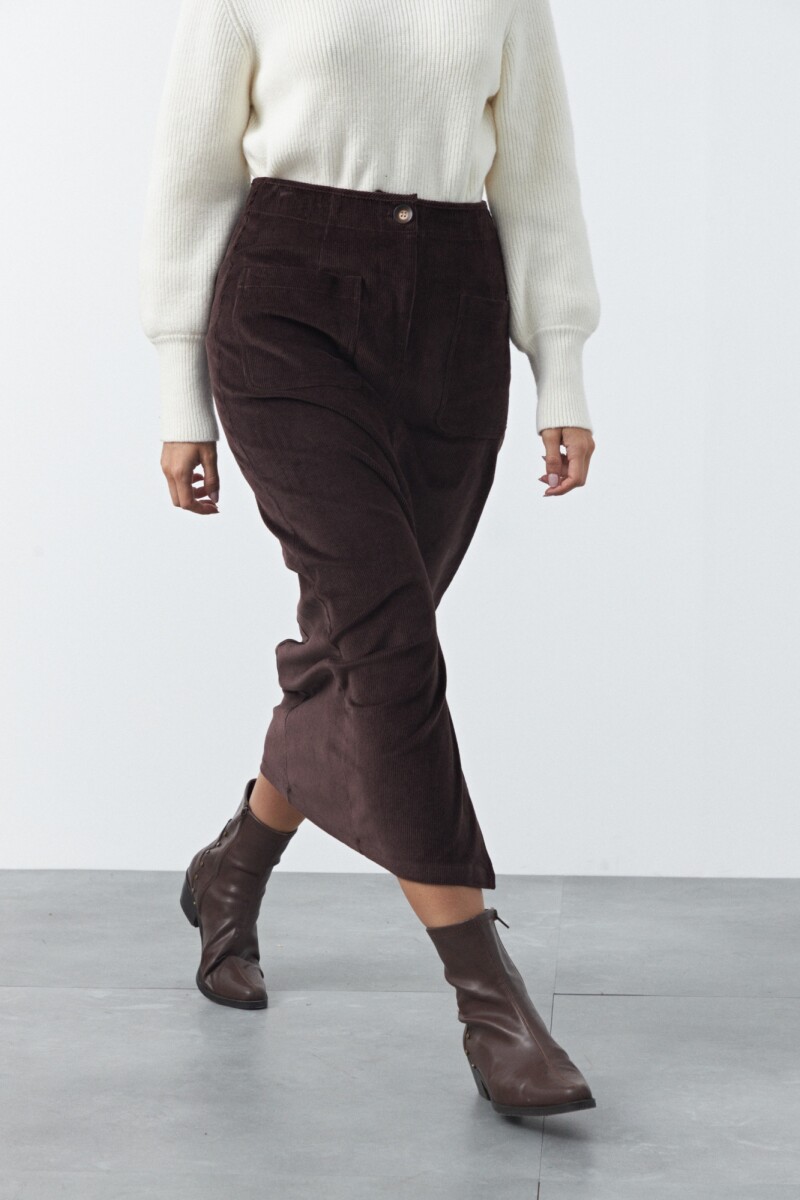 FALDA GOLDFIELD Chocolate