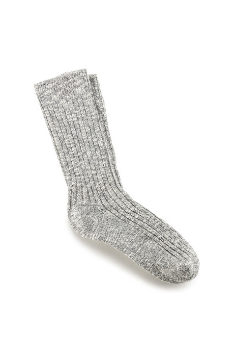 Medias Cotton Gray White