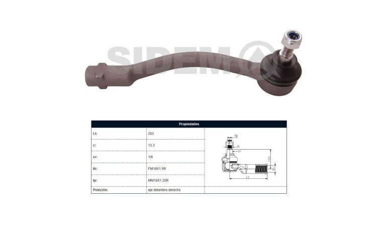 Puntero Hyundai Accent, Kia Rio 12-25 Der Puntero Hyundai Accent, Kia Rio 12-25 Der
