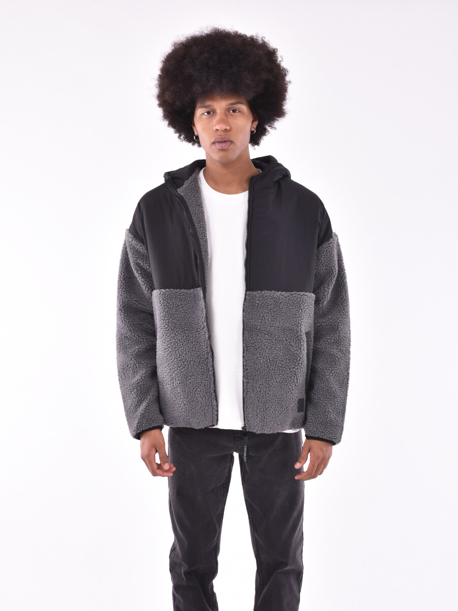 CAMPERA OYU - GRIS OSCURO 