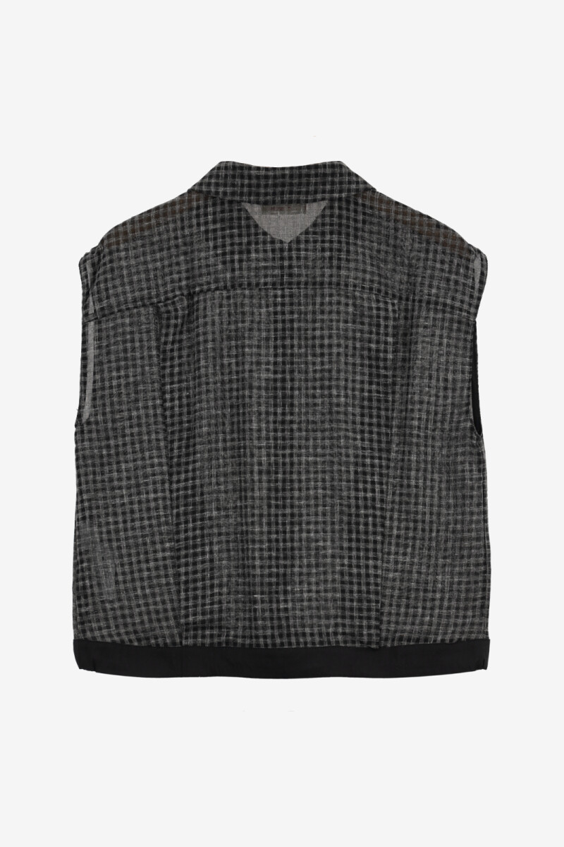 CAMISA VICHY Negro