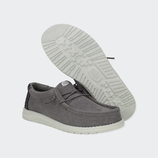 Zapatos Hey Dude Wally Workwear Gris