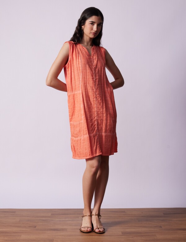 Vestido Solid ANARANJADO