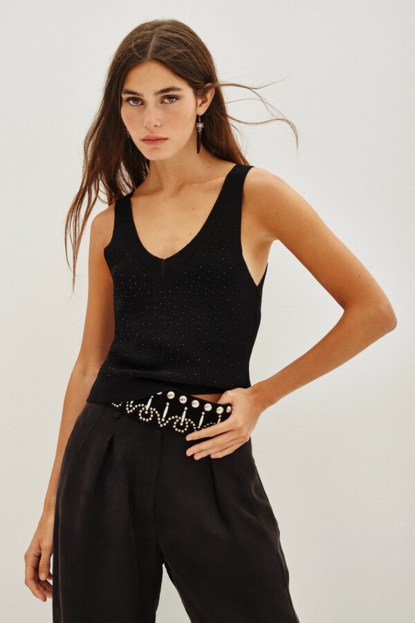 Musculosa Kaiki Shinny Negro