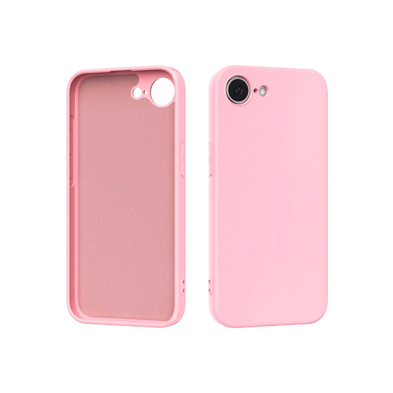Protector para iPhone 16e engomado color rosa Protector Para Iphone 16e Engomado Color Rosa