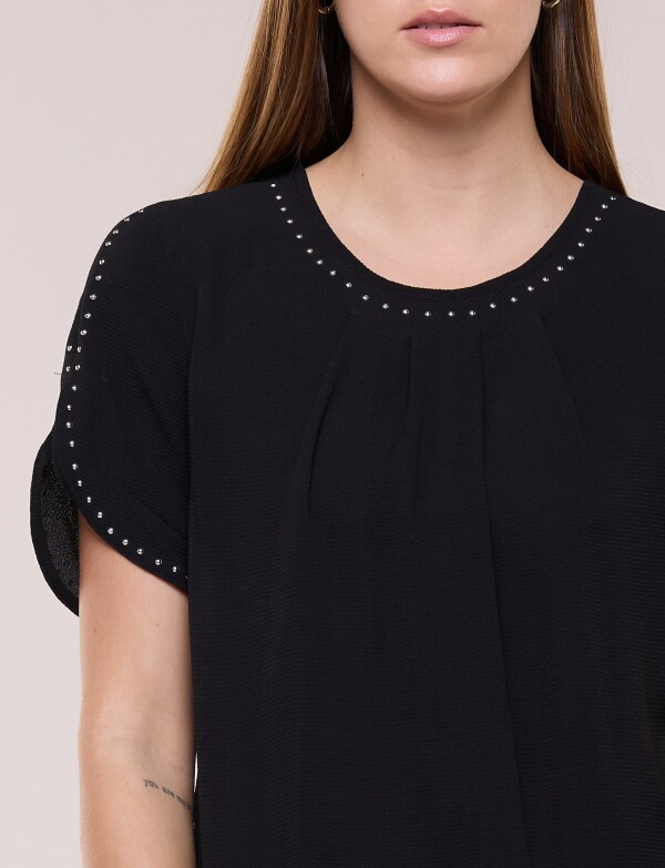 Blusa Det Tachas NEGRO