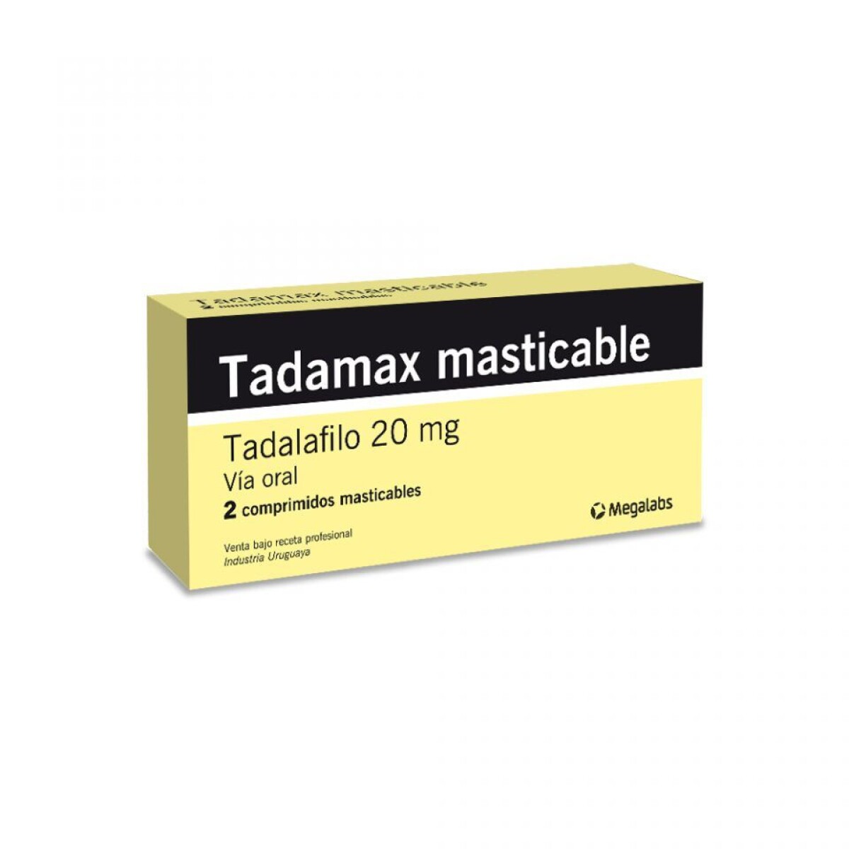 TADAMAX 20 MG 2 COMPRIMIDOS MASTICABLES 
