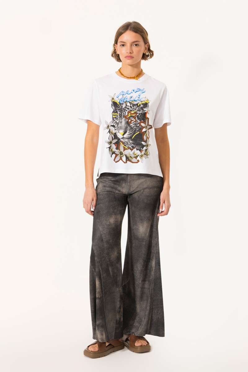 REMERA TIGER Blanco