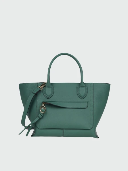 Longchamp -Cartera de cuero con asas y correa desmontable, Mailbox 0
