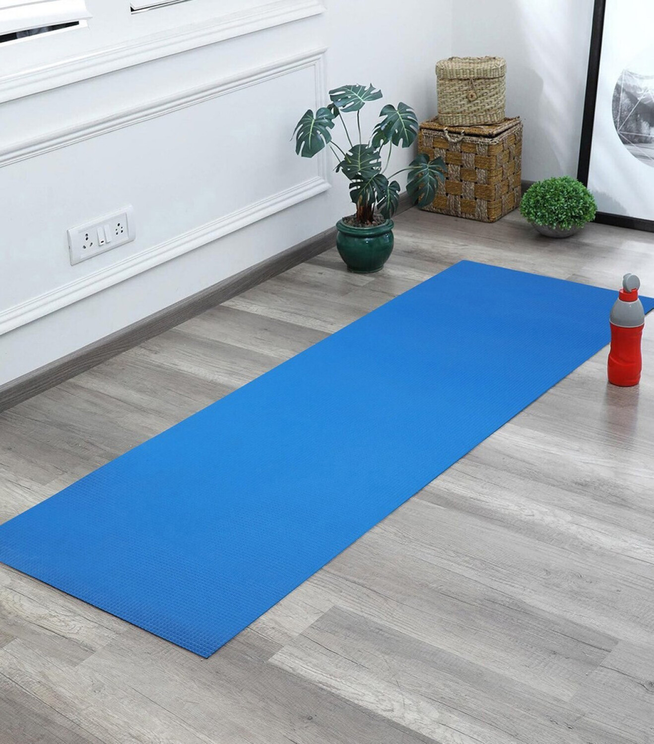 ➤Softee Colchoneta Pilates Yoga Deluxe 4mm Azul - Colchonetas