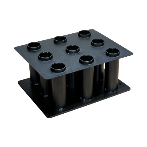 Soporte Para Barras Pase Olímpico Negro